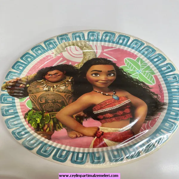MOANA Temalı Karton Tabak 